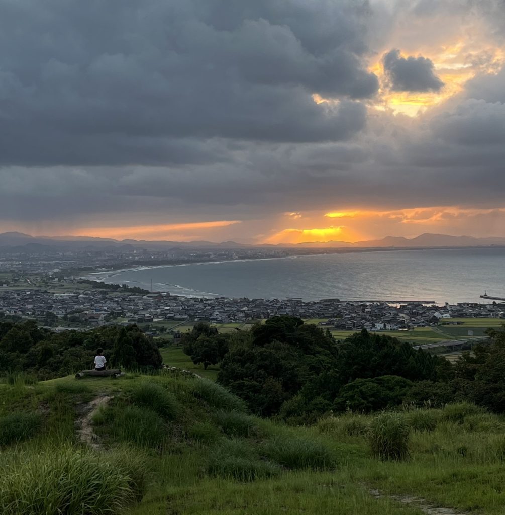 洞ノ原からの夕景